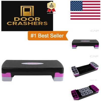 Elite Adjustable Aerobic Step with 200 lb Max Capacity - Your Fitness Essential