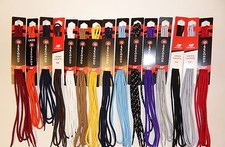 10-Seconds Round Athletic Shoelaces 21-Color Quality Laces 36" 45" 54" 63"