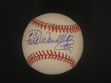 TURK WENDELL SIGNED OFFICIAL NATIONAL LEAGUE BASEBALL INSCRIBED WITH 