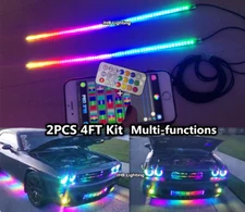 JHB 2PCS 4FT APP Remote CHASING Flow Multifunction LED Portal Strips Lights Kit
