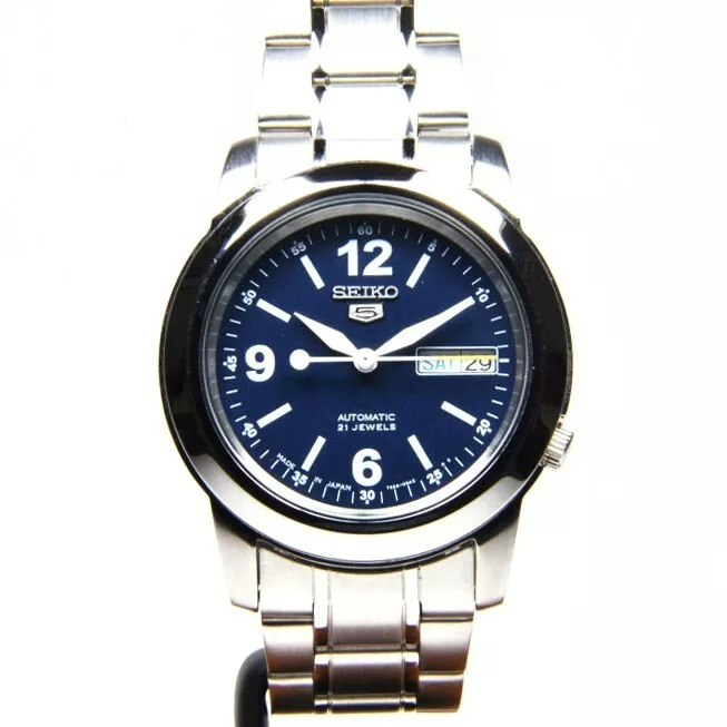 Seiko 5 Blue Face Luminous Automatic SNKE63J1 Case 39mm eBay