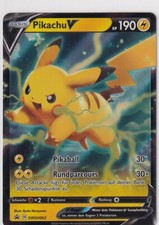 Pokemon Carte Trading Card Promo Numéro SWSH063 Pikachu V Allemand 1