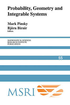 Probability, Geometry and Integrable Systems Pinsky Birnir Paperback