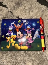 Disney WDW Autograph Book With  Pen And Stickers By Monogram International