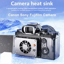 SOONPHO Camera Fan Heat Sink Cold Cooling Fan System for Canon Sony Fujifilm 