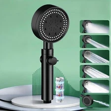 Filtered Shower Head with Handheld,3 Spray Modes High Pressure Water Saving Lot
