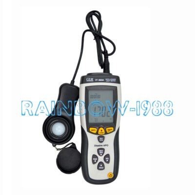 FOR CEM Illuminance Meter DT-8809A USB Transmission Recording Type 400000 lux