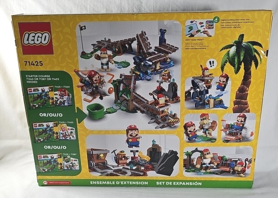 LEGO 71424 Super Mario DIDDY KONG'S MINE CART RIDE donkey