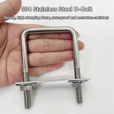 M6 M8 M10 Threaded Square Plated U Bolts U-Bolt For Boat And Live Stock Trailers