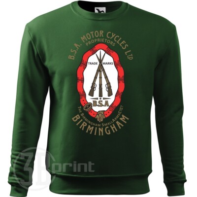 Sweatshirt BSA Motorrad Men Herren T-Shirt B.S.A. Fans motorrad