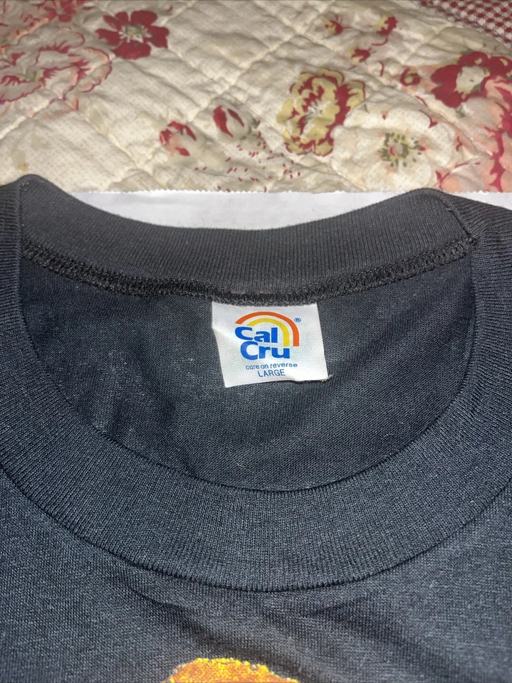 Vintage 80s wrestling t shirt L Magnum T.A. There Is No Substitute  JCP Cal Cru  - Image 3 of 4