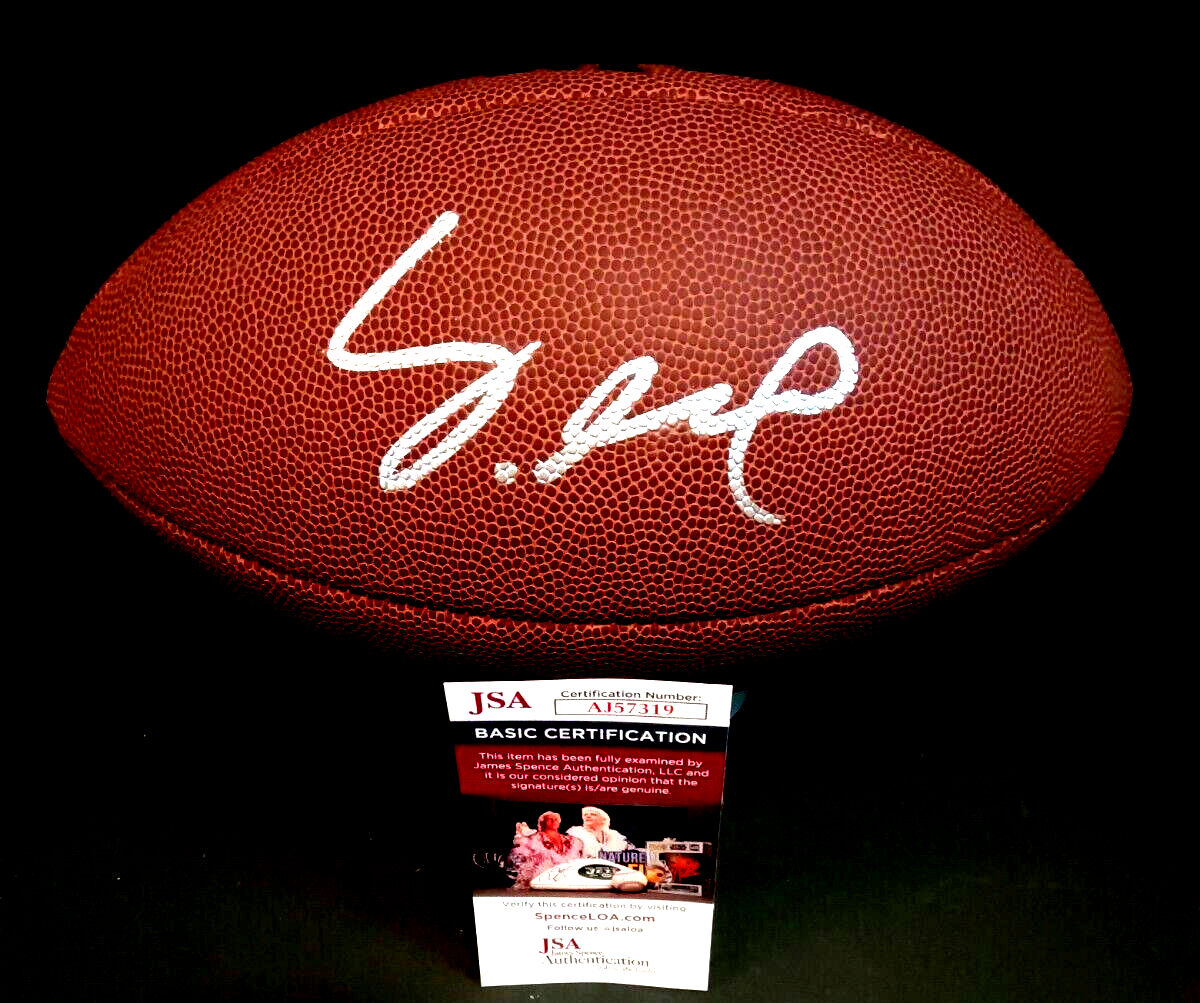 SIAKI IKA SIGNED NFL Football JSA COA Baylor Bears LSU Tigers 