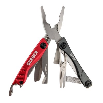 Gerber - Multitool Dime Multifunktionswerkzeug Camping Outdoor Rot 