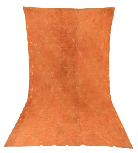 Old Ethnic Vintage Indian From Punjab Phulkari Textile Handmade Embroidered Bagh - Picture 8 of 11