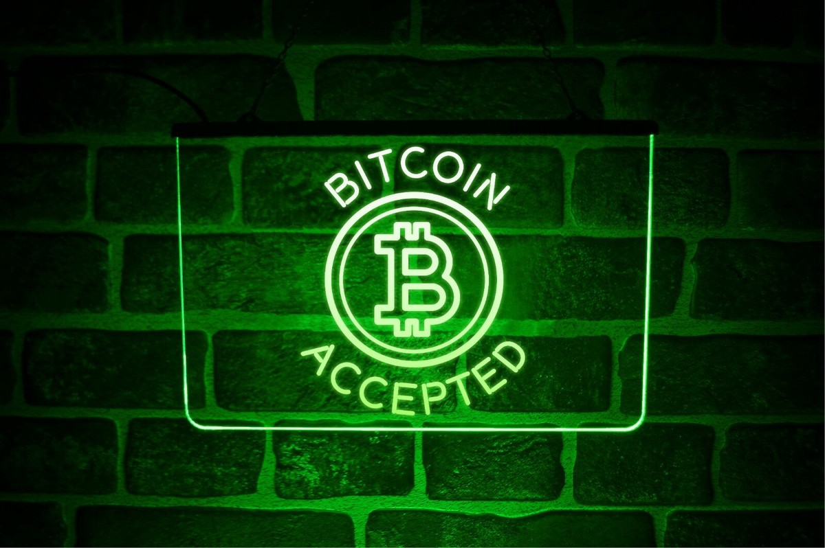 Applique Murale LED Enseigne Bitcoin - Design Moderne Noir - Fixation Murale Intérieur