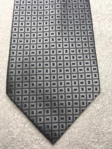 CROFT AND BARROW MENS TIE GRAY WITH CHARCOAL GRAY 4 X 59 NWOT