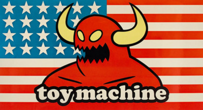 Toy Machine America Monster Sticker 5'' -FREE SHIPPING!
