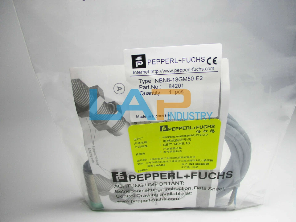 1PCS NEW NBN8-18GM50-E2 For P+F Proximity Switch NBN8-18GM50-E2 10-30V 200mA ### - Image 2 of 4