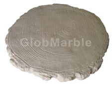 Paver Woodgrain Concrete Log WS 5901/2, Plaster Garden Stepping Stone