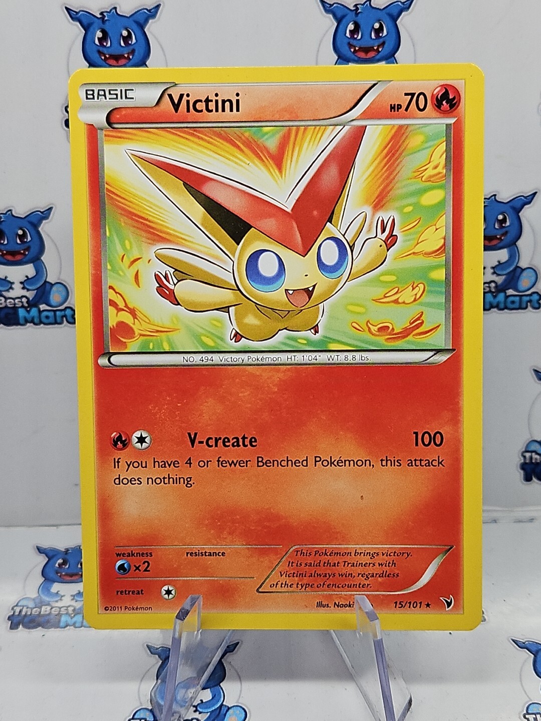 Victini 15/101 Noble Victories Pokemon  LP