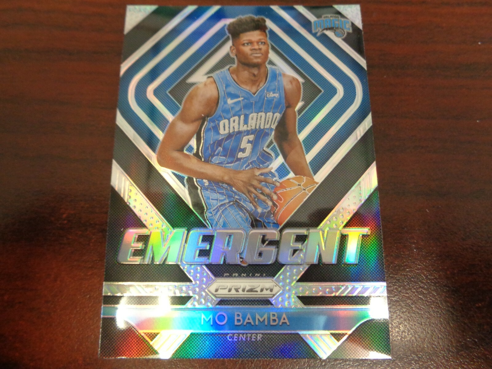 2018-19 Prizm Emergent Mo Bamba SILVER #6 Rookie Card-MAGIC