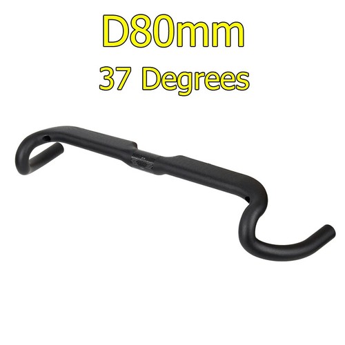 Carbon Fully Hidden Wiring Road Gravel Bicycle Handlebar 37 Degrees Drop 80mm - Picture 2 of 16