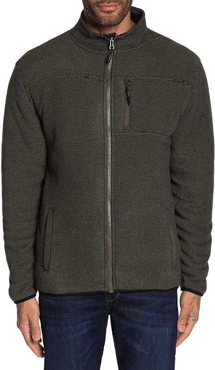 Weatherproof Vintage Faux Shearling Lined Funnel Neck Jacket, Ombre Blue, L