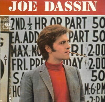 EP 45 RPM (7'') Joe Dassin '' Excuse me lady ''
