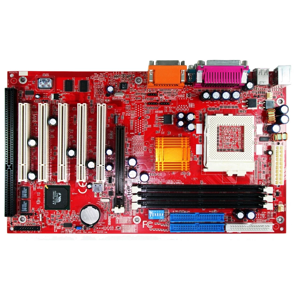 ATX Motherboards For Industrial Computer Mother boards Interface ISA 5 PCI Slots - Image 2 of 4