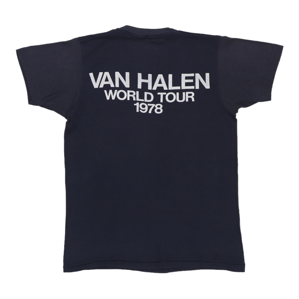 Original vintage 1978 Van Halen World Tour Shirt | eBay