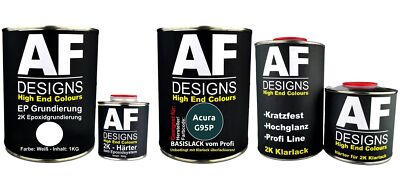 FÜR Acura G95P Clover Green Perl 3.7L Autolack SET 2K EP Grundierung Klarlack