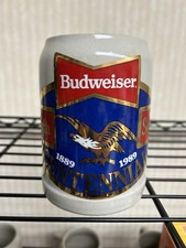 Budweiser North & South Dakota Centennial 1889-1989 Beer Stein Mug .5L Germany