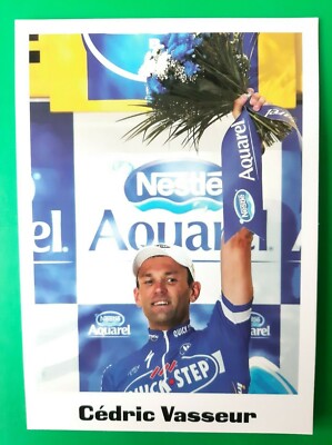 CYCLING cycling card CEDRIC VASSEUR team QUICK-STEP
