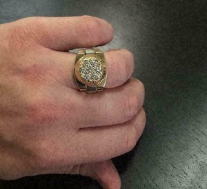 rolex male engagement ring