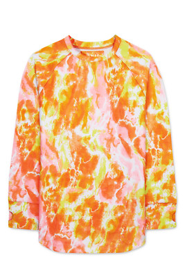 Women's Tie Dye Sweatshirt - 2XL - Orange Pink Yellow