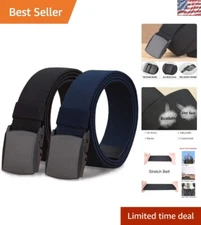 1.5" Nylon Stretch Tactical Belt - Lightweight, Adjustable & Military Style