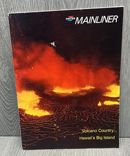 Vintage 1968 United Airlines Mainliner Magazine Hawaii Volcano Country Island