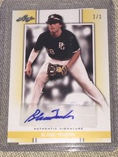 BLAZE JORDAN 2019 LEAF PERFECT GAME Gold Blank Back AUTO #1/1 RED SOX CARDINALS