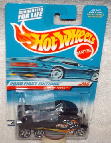 Hot Wheels 2000 FE #22 Cabbin' Fever black,ex.card,i combine shipping