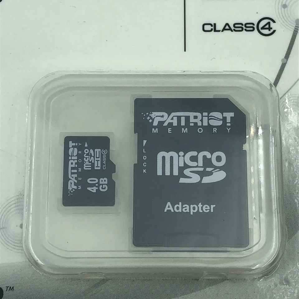 Patriot Memory 4GB Class 4 MicroSDHC Memory Card Adapter Included HG46 - Image 2 of 4