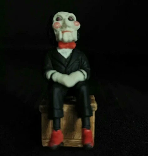 Horrorfilm Säge Billy Mini PVC Figur Horror Puppen Deko Kinder Spielzeug - Bild 10 von 16