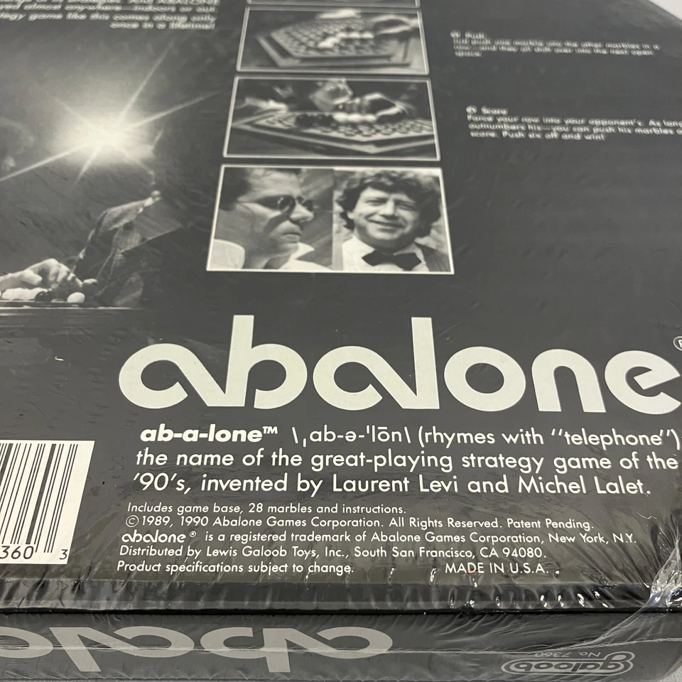Juego de Mesa Abulón 1990 Galoob Nº 7360 Juego Completo SELLADO Desgaste a Caja Foto 3 de 4