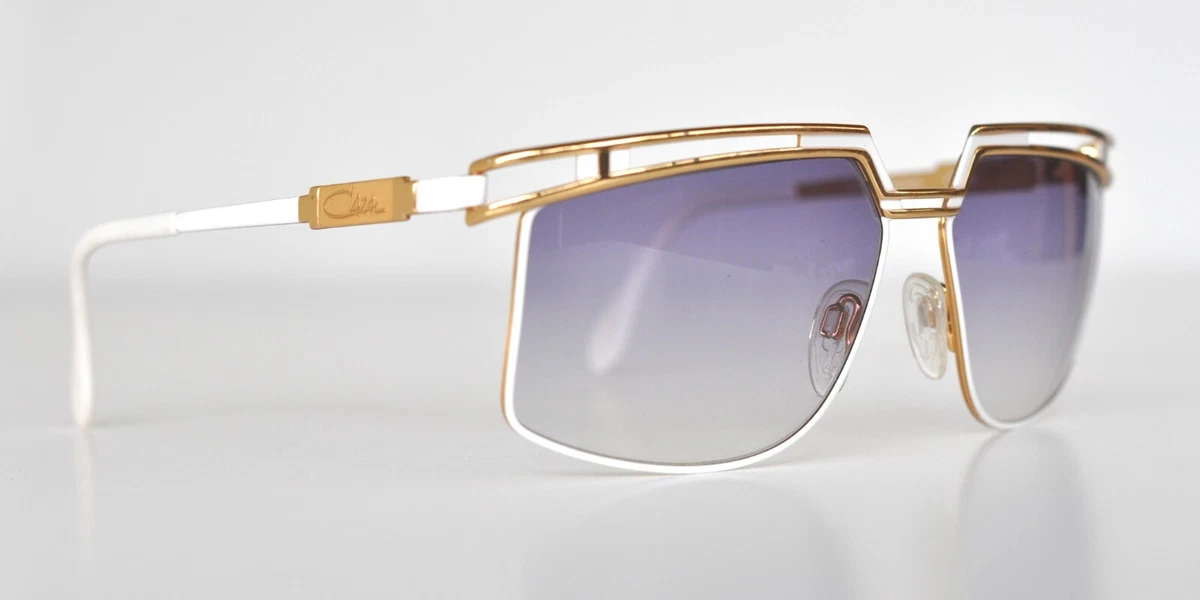 Cazal Vintage Eyeglasses NOS Model 957 Col. 332 Gold White