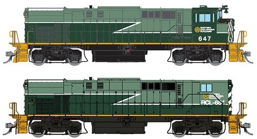 Rapido HO Scale ~ M420 British Columbia Railway #646 & #682 ~ DCC Sound ~ 33528 | Zustand: New