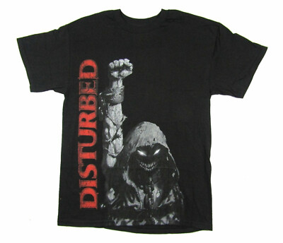 DISTURBED cd cvr UP YOUR FIST Official SHIRT LAST LRG New thousands fists nobp