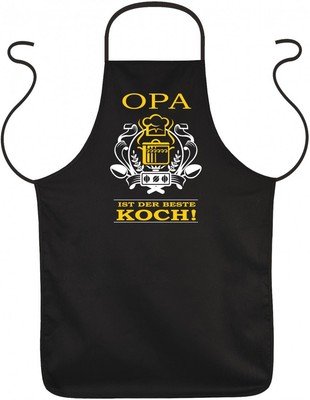 Geschenk super Opa ist der beste Koch Kochschürze Schurz Lustiger Kittel