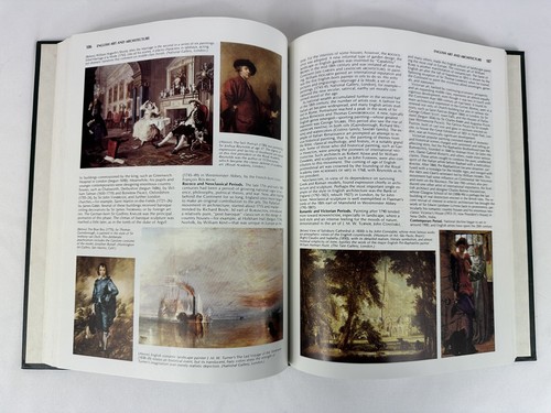 1987 Lexicon Universal Encyclopedia Volume 7 E in Green & Gold Vintage Hardcover - Picture 9 of 12