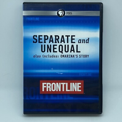 Frontline: Separate and Unequal / Omarina's Story DVD 2014 PBS WGBH Education