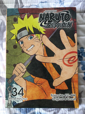 Naruto: Shippuden - Box Set 34 (DVD, 2-Disc Set, 2018) NEW