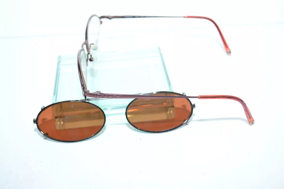 Coach clip cheap on sunglasses